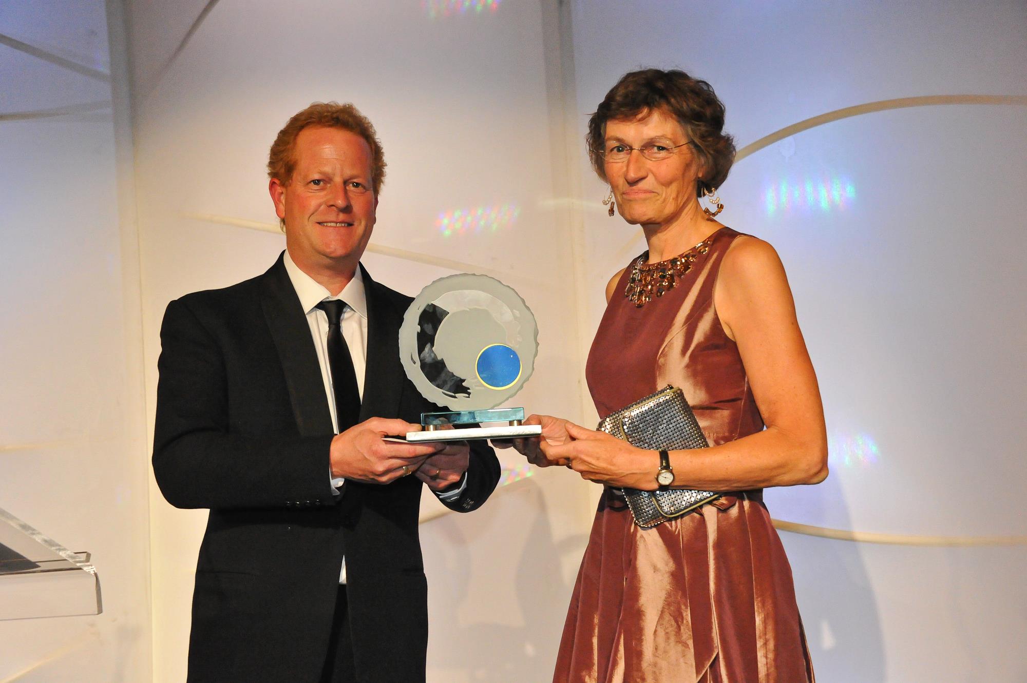 2011 Dr. Rogers Prize winner, Dr. Marja Verhoef with Gordon Rogers