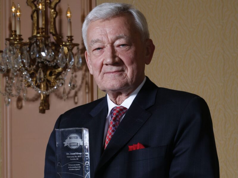 Dr. Jozef Krop - Dr. Rogers Prize Groundbreaker Award Winner Dr. Jozef Krop - Dr. Rogers Prize Groundbreaker Award Winner